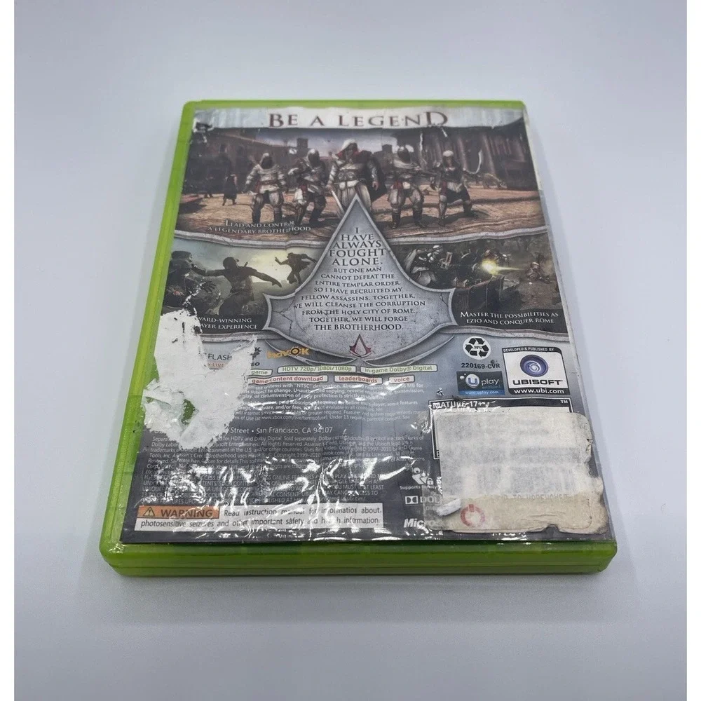 🔥Assassin's Creed: Brotherhood (Xbox 360, 2010) Tested! See Description!‎